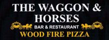 Waggon and Horses smoke and Fire logo